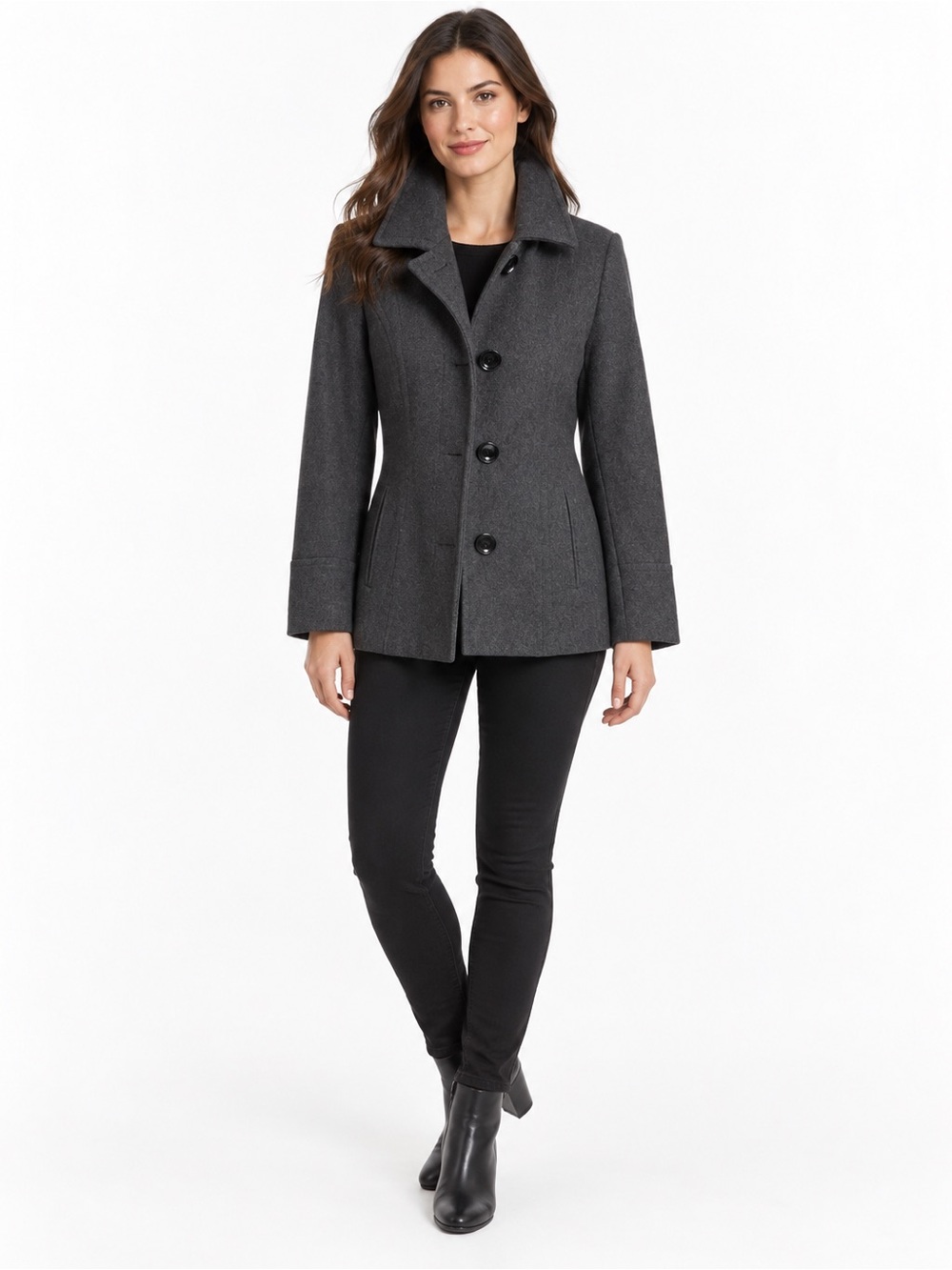 Nautica Single Breasted Pea Coat 🧥sz XS